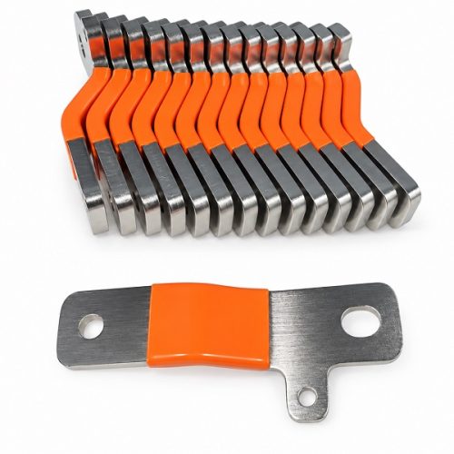 Custom Formed Rigid Insulated Copper Busbar for EV Systems