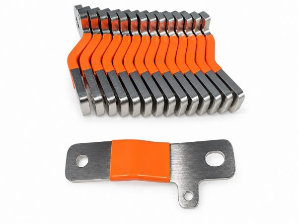 Custom Formed Rigid Insulated Copper Busbar for EV Systems