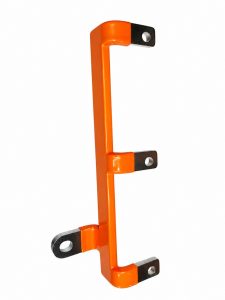 Custom Rigid Insulated Copper Busbar with Four Terminals
