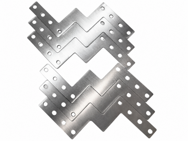 Custom Nickel-Plated Rigid Copper Busbars for Battery Packs Custom Nickel-Plated Rigid Copper Busbars for Battery Packs