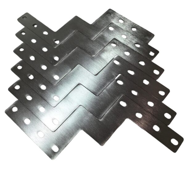 Custom Nickel-Plated Rigid Copper Busbars for Battery Packs Custom Nickel-Plated Rigid Copper Busbars for Battery Packs