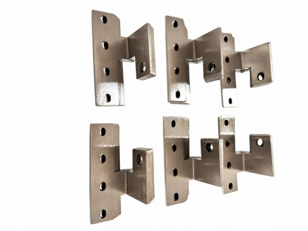 Custom Formed Copper Busbar with Mounting Holes Custom Formed Copper Busbar with Mounting Holes